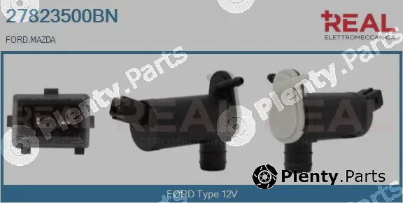 Real 27823500BN — Washer Fluid Pump, window cleaning