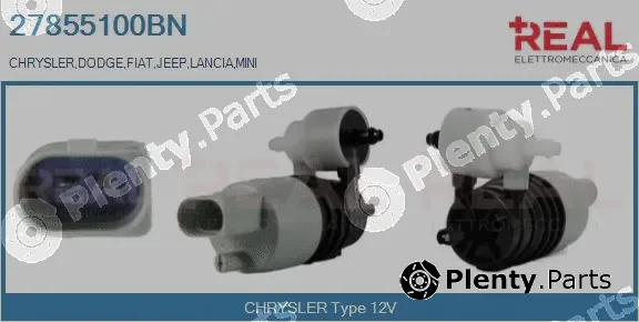 Real 27855100BN — Washer Fluid Pump, window cleaning