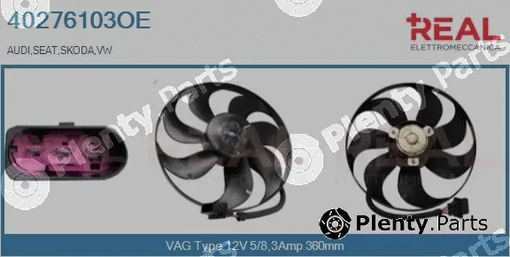 Real 40276103OE — Fan, engine cooling