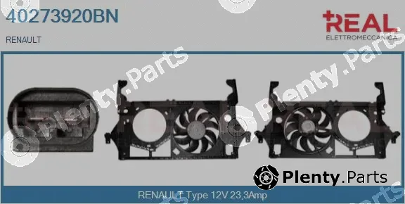 Real 40273920BN — Electric Motor, radiator fan