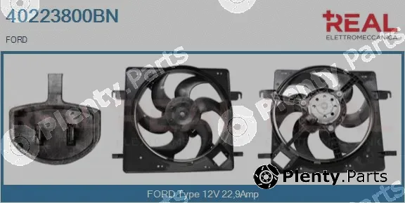 Real 40223800BN — Electric Motor, radiator fan