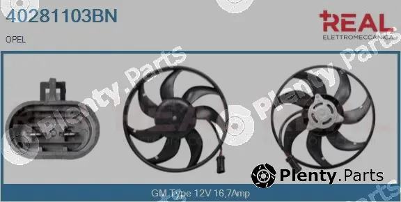Real 40281103BN — Fan, engine cooling