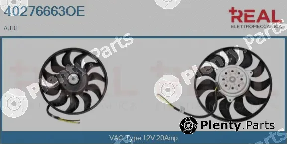 Real 40276663OE — Fan, engine cooling