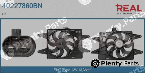 Real 40227860BN — Electric Motor, radiator fan