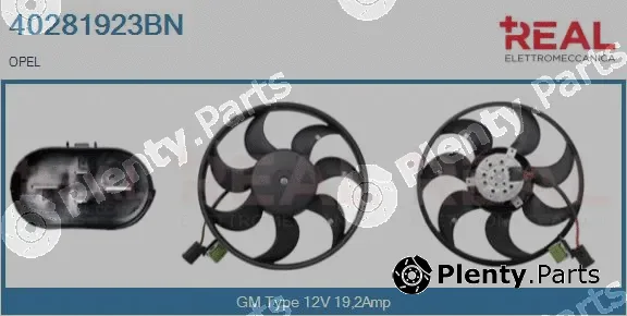 Real 40281923BN — Fan, engine cooling