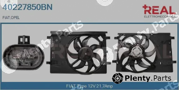 Real 40227850BN — Electric Motor, radiator fan