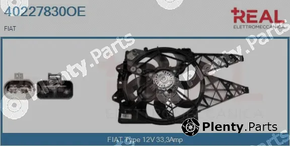 Real 40227830OE — Electric Motor, radiator fan