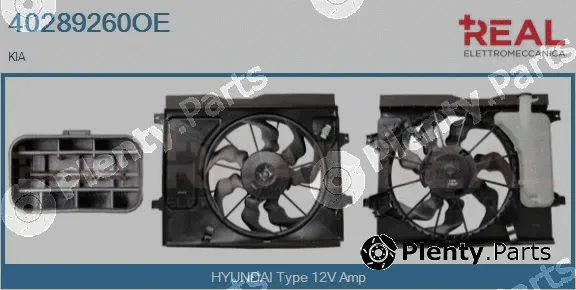 Real 40289260OE — Electric Motor, radiator fan
