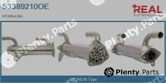 Real 53389210OE — Cooler, exhaust gas recirculation