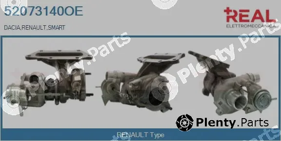 Real 52073140OE — Charger, charging (supercharged/turbocharged)