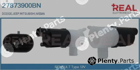 Real 27873900BN — Washer Fluid Pump, window cleaning