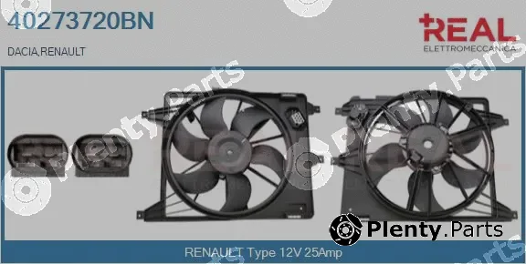 Real 40273720BN — Electric Motor, radiator fan