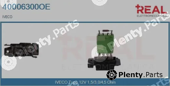 Real 40006300OE — Resistor, interior blower