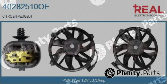 Real 40282510OE — Electric Motor, radiator fan