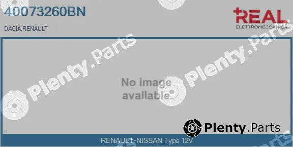 Real 40073260BN — Series resistor, electric motor (radiator fan)
