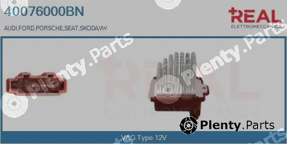 Real 40076000BN — Resistor, interior blower