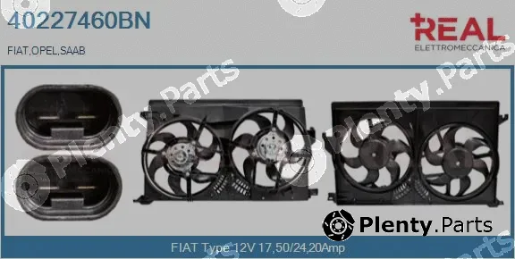 Real 40227460BN — Electric Motor, radiator fan