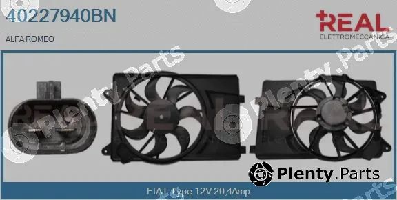 Real 40227940BN — Electric Motor, radiator fan