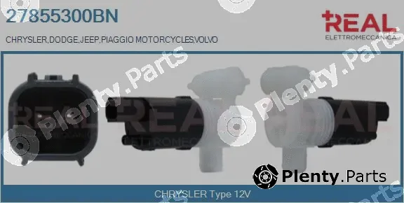 Real 27855300BN — Washer Fluid Pump, window cleaning