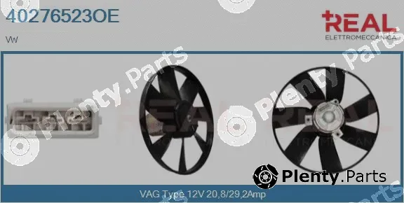 Real 40276523OE — Fan, engine cooling