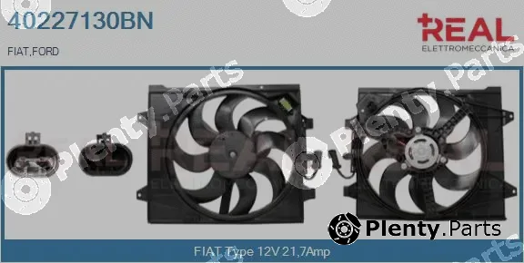 Real 40227130BN — Electric Motor, radiator fan