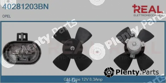 Real 40281203BN — Fan, engine cooling