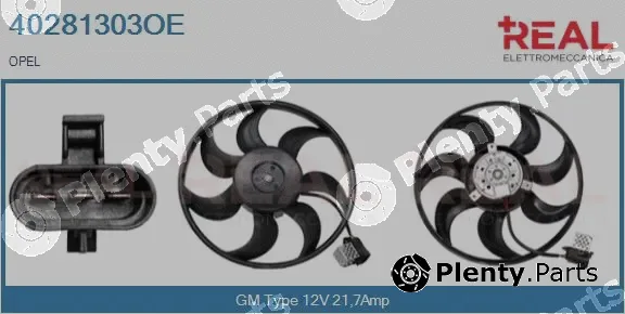 Real 40281303OE — Fan, engine cooling