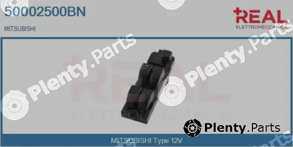 Real 50002500BN — Switch, window regulator