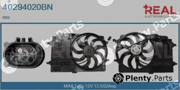Real 40294020BN — Electric Motor, radiator fan