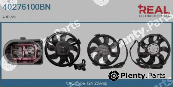 Real 40276100BN — Electric Motor, radiator fan