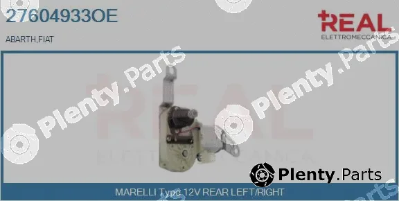 Real 27604933OE — Wiper Motor