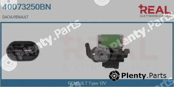 Real 40073250BN — Series resistor, electric motor (radiator fan)