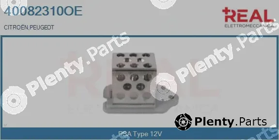 Real 40082310OE — Series resistor, electric motor (radiator fan)