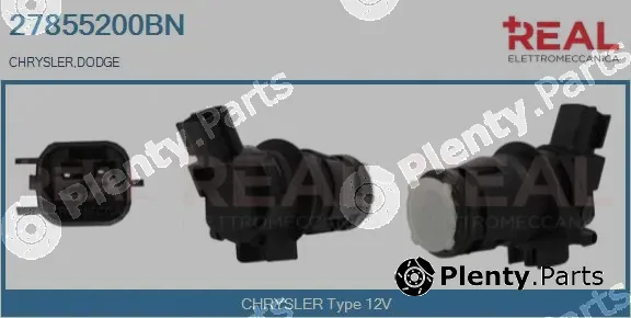 Real 27855200BN — Washer Fluid Pump, window cleaning