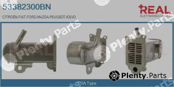 Real 53382300BN — Cooler, exhaust gas recirculation
