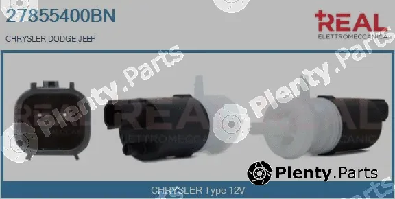 Real 27855400BN — Washer Fluid Pump, window cleaning
