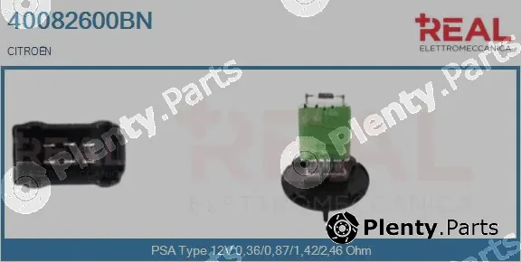 Real 40082600BN — Resistor, interior blower
