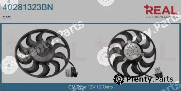 Real 40281323BN — Fan, engine cooling