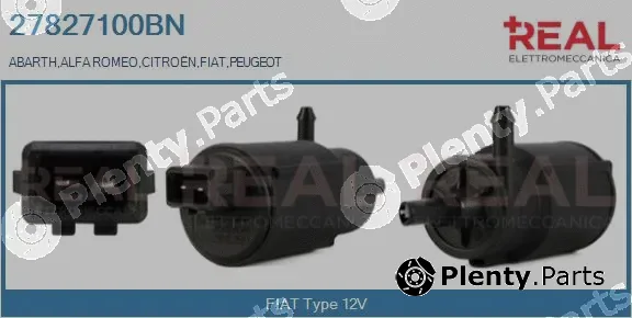 Real 27827100BN — Washer Fluid Pump, window cleaning