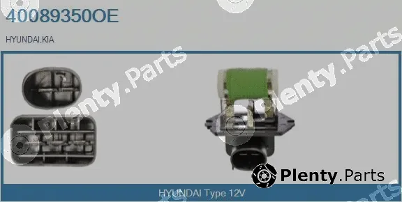 Real 40089350OE — Series resistor, electric motor (radiator fan)