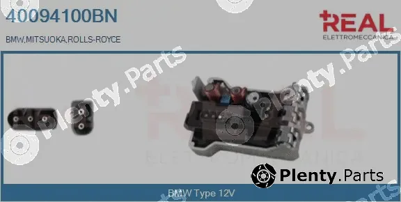Real 40094100BN — Resistor, interior blower