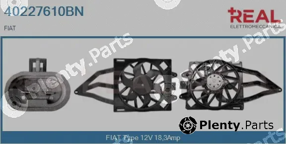 Real 40227610BN — Electric Motor, radiator fan