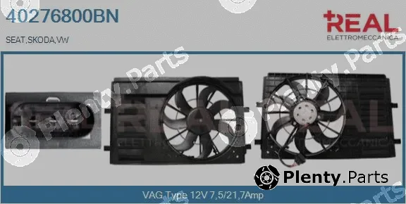 Real 40276800BN — Electric Motor, radiator fan