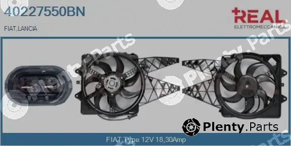 Real 40227550BN — Electric Motor, radiator fan