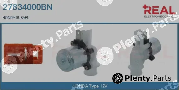 Real 27834000BN — Washer Fluid Pump, window cleaning