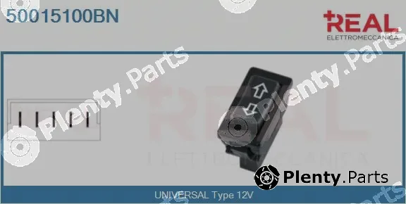 Real 50015100BN — Switch, window regulator