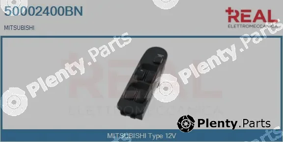 Real 50002400BN — Switch, window regulator