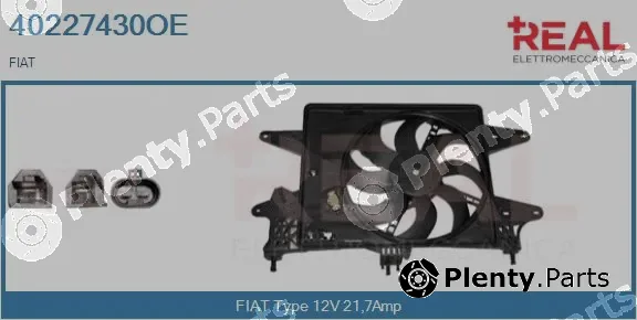 Real 40227430OE — Electric Motor, radiator fan