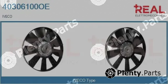 Real 40306100OE — Clutch, radiator fan