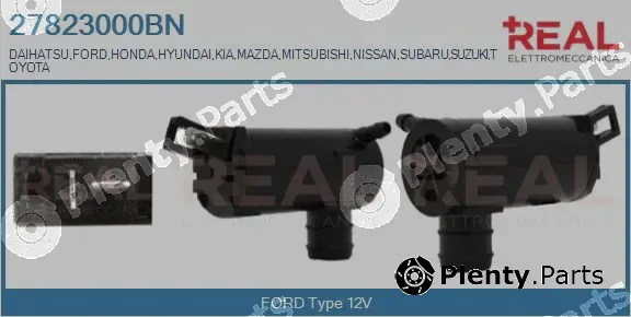 Real 27823000BN — Washer Fluid Pump, window cleaning